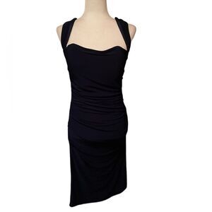 Laundry By Shelly Segal Navy Strappy Dress Size 10